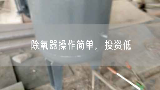 除氧器操作簡單，投資低