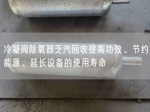 冷凝閥除氧器乏汽回收提高功效、節(jié)約能源、延長(zhǎng)設(shè)備的遙遙壽命